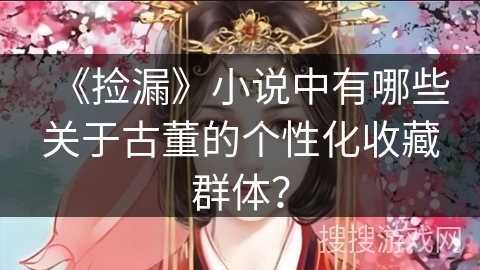 《捡漏》小说中有哪些关于古董的个性化收藏群体？