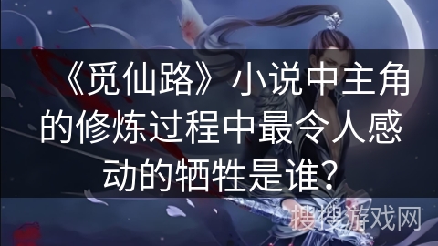 《觅仙路》小说中主角的修炼过程中最令人感动的牺牲是谁？