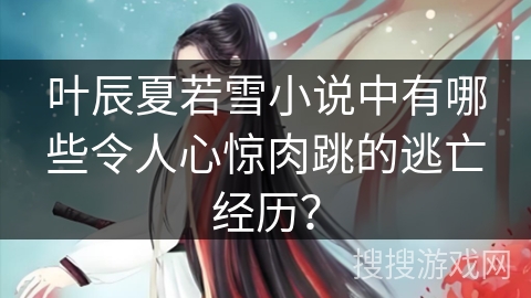 叶辰夏若雪小说中有哪些令人心惊肉跳的逃亡经历？