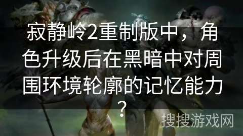 寂静岭2重制版中，角色升级后在黑暗中对周围环境轮廓的记忆能力？