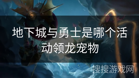地下城与勇士是哪个活动领龙宠物