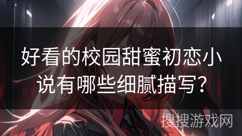 好看的校园甜蜜初恋小说有哪些细腻描写？
