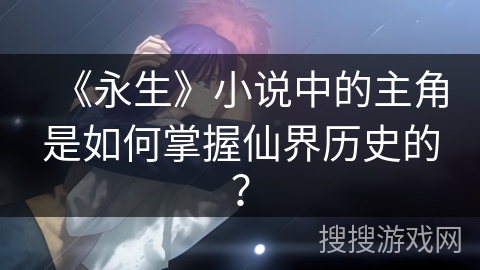 《永生》小说中的主角是如何掌握仙界历史的？