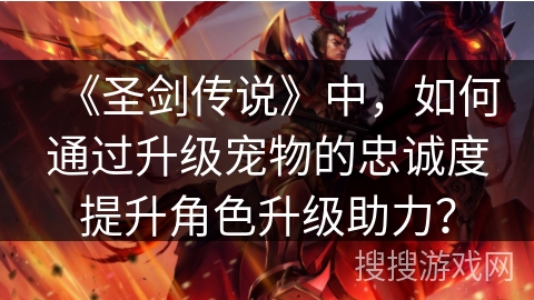 《圣剑传说》中,如何通过升级宠物的忠诚度提升角色升级助力? 《圣剑传说》中,如何通过升级宠物的忠诚度提升角色升级助力?