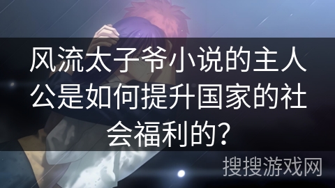 风流太子爷小说的主人公是如何提升国家的社会福利的？