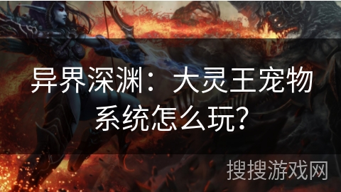 异界深渊：大灵王宠物系统怎么玩？