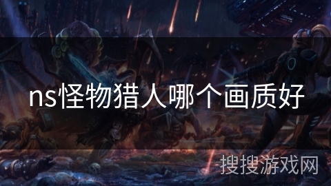 ns怪物猎人哪个画质好