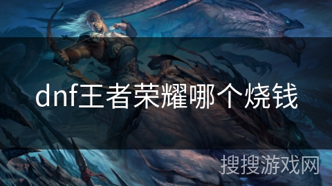 dnf王者荣耀哪个烧钱