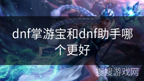 dnf掌游宝和dnf助手哪个更好