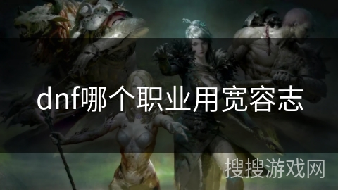 dnf哪个职业用宽容志