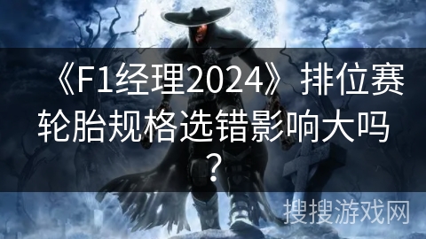 《F1经理2024》排位赛轮胎规格选错影响大吗？