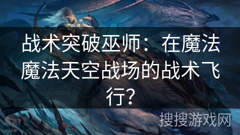战术突破巫师：在魔法魔法天空战场的战术飞行？