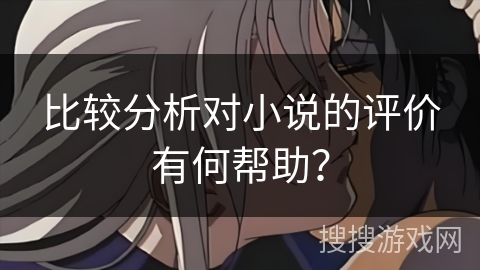比较分析对小说的评价有何帮助？