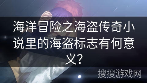 海洋冒险之海盗传奇小说里的海盗标志有何意义？