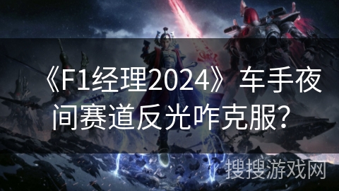 《F1经理2024》车手夜间赛道反光咋克服？