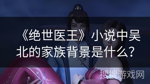《绝世医王》小说中吴北的家族背景是什么？