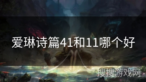 爱琳诗篇41和11哪个好