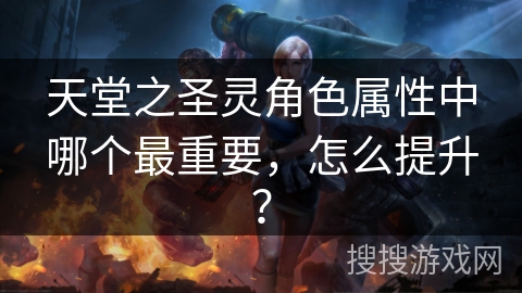 天堂之圣灵角色属性中哪个最重要，怎么提升？