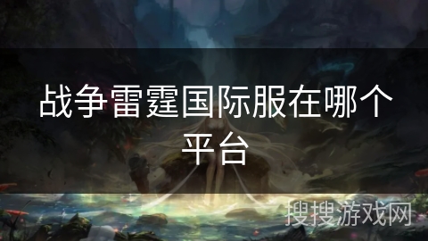 战争雷霆国际服在哪个平台