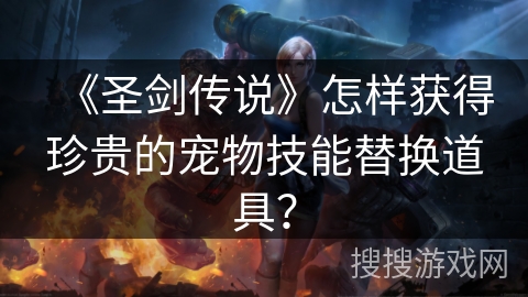 《圣剑传说》怎样获得珍贵的宠物技能替换道具? 《圣剑传说》怎样获得珍贵的宠物技能替换道具?