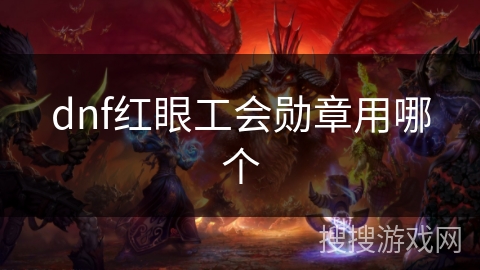 dnf红眼工会勋章用哪个