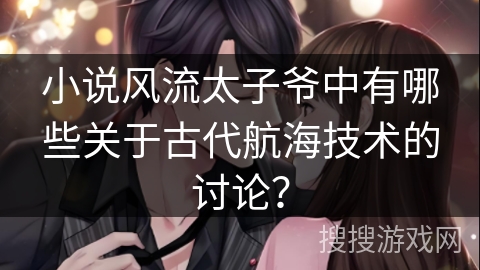 小说风流太子爷中有哪些关于古代航海技术的讨论？