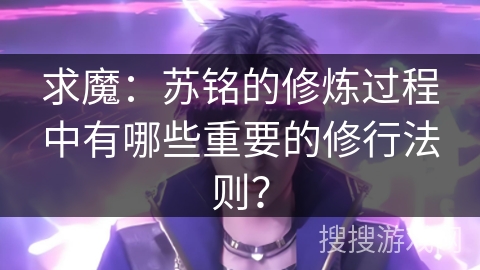 求魔：苏铭的修炼过程中有哪些重要的修行法则？