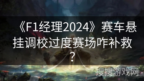 《F1经理2024》赛车悬挂调校过度赛场咋补救？