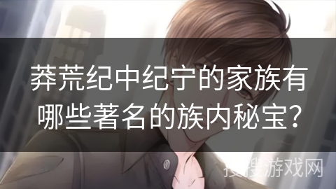 莽荒纪中纪宁的家族有哪些著名的族内秘宝？
