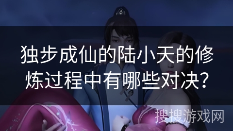 独步成仙的陆小天的修炼过程中有哪些对决？