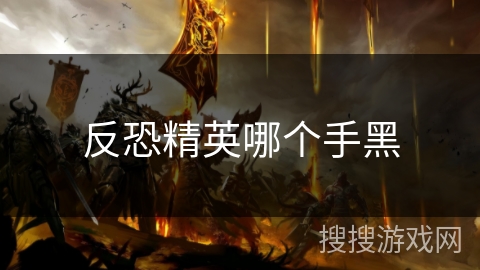 反恐精英哪个手黑
