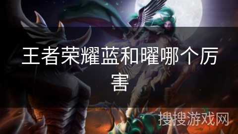 王者荣耀蓝和曜哪个厉害