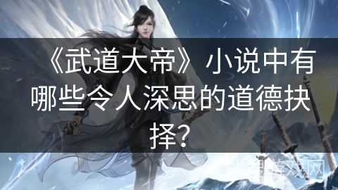 《武道大帝》小说中有哪些令人深思的道德抉择？
