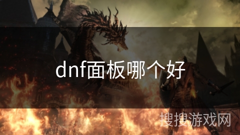 dnf面板哪个好