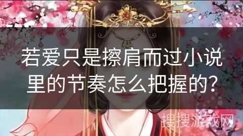 若爱只是擦肩而过小说里的节奏怎么把握的？