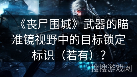 《丧尸围城》武器的瞄准镜视野中的目标锁定标识（若有）？