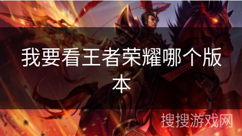 我要看王者荣耀哪个版本