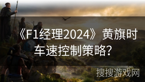 《F1经理2024》黄旗时车速控制策略？