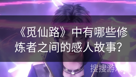 《觅仙路》中有哪些修炼者之间的感人故事？