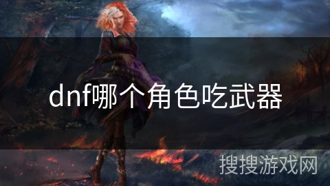 dnf哪个角色吃武器