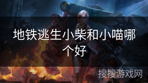 地铁逃生小柴和小喵哪个好