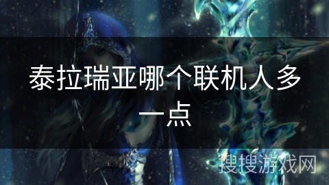 泰拉瑞亚哪个联机人多一点