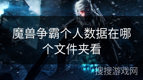 魔兽争霸个人数据在哪个文件夹看