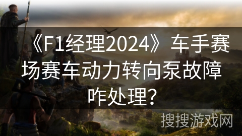 《F1经理2024》车手赛场赛车动力转向泵故障咋处理？