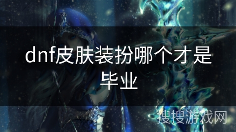 dnf皮肤装扮哪个才是毕业