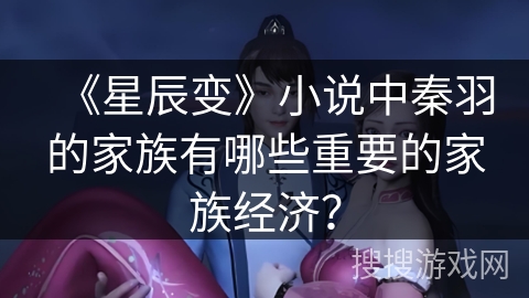 《星辰变》小说中秦羽的家族有哪些重要的家族经济？