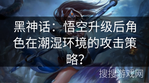 黑神话：悟空升级后角色在潮湿环境的攻击策略？