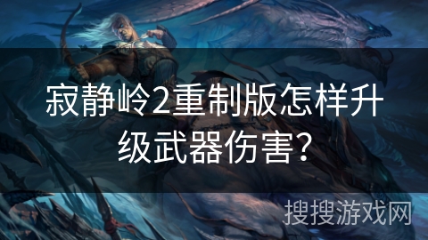 寂静岭2重制版怎样升级武器伤害？