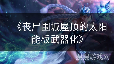 《丧尸围城屋顶的太阳能板武器化》