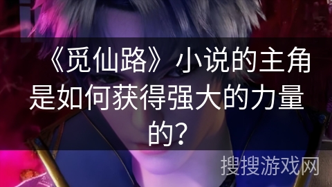 《觅仙路》小说的主角是如何获得强大的力量的？